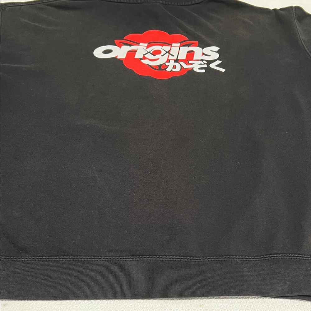 Black Perfect Faded Origins Graphic Sweatshirt